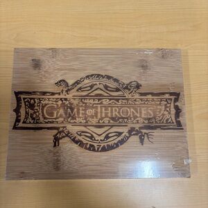 Game of Thrones Bamboo Cutting Board - Laser Etched Main Title Logo - 12”x9” NEW